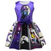 The Nightmare Before Christmas Halloween Girl Dress With Bow And Bag For Kids Ages 3 To 8