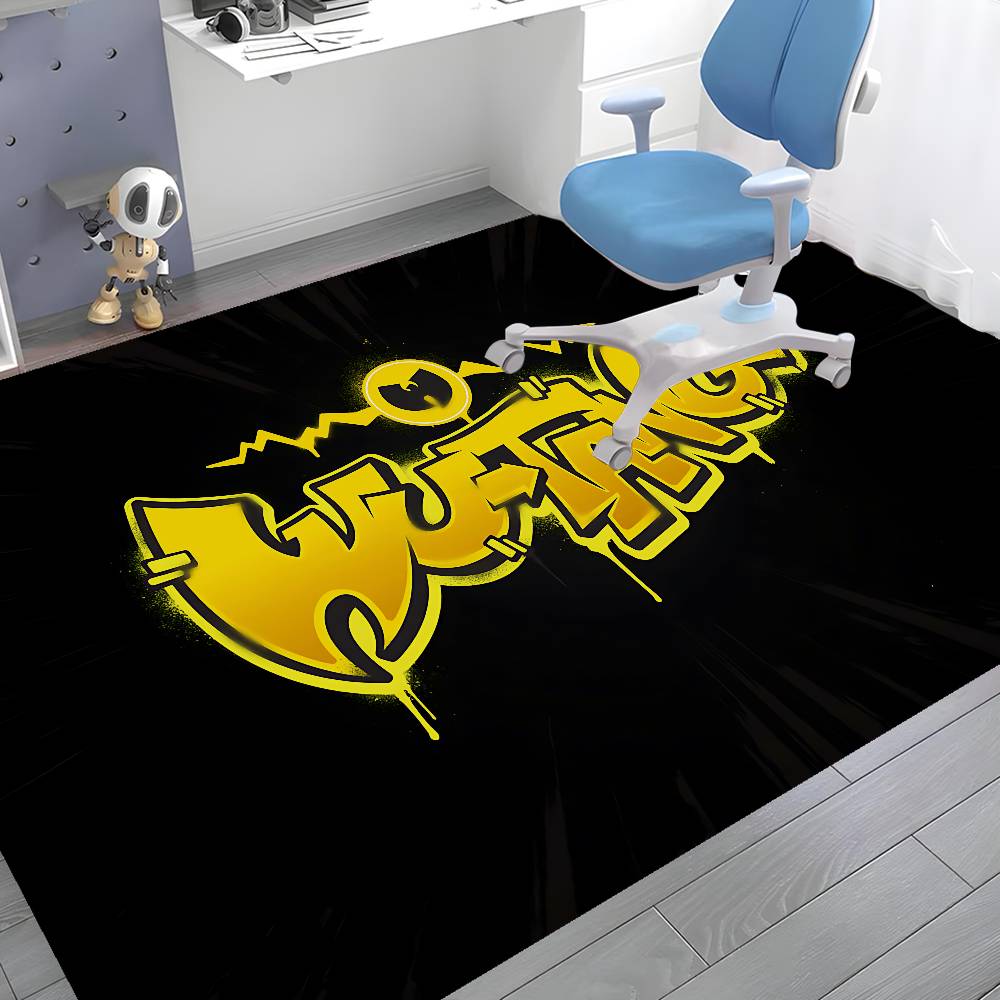 WU-T--TANG CLAN Tappetino d'ingresso per Band Tappetino d'ingresso Antiscivolo per Stanza dei Bambini Camera da Letto Balcone Tappetino d'ingresso per Soggiorno Tappeto