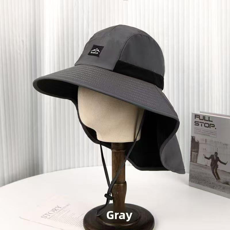

Fishing Hat For Men Women Sun Protection Outdoor Ultraviolet Shield With Wide Brim Gray