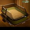 Semi-closed Cat Litter Box Oversized Splash-proof Thickened Cat Toilet Pet Supplies Cat Litter Box Oversized Deodorant
