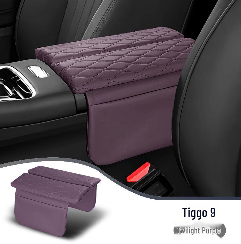Chery Tiggo 9 Armlehnenbox Schutzabdeckung - Leder Erhöhungspolster für Modell 2026