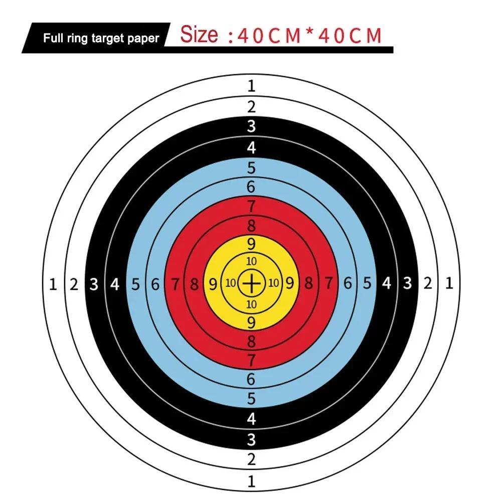 A9 Profession Archery Targets Paper Face Bow Arrow Gauge Shooting Target Paper Traditional Shooting Accessories