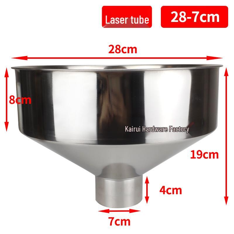 Large Stainless Steel Non-Magnetic Fueling Funnel for Industrial Tanks