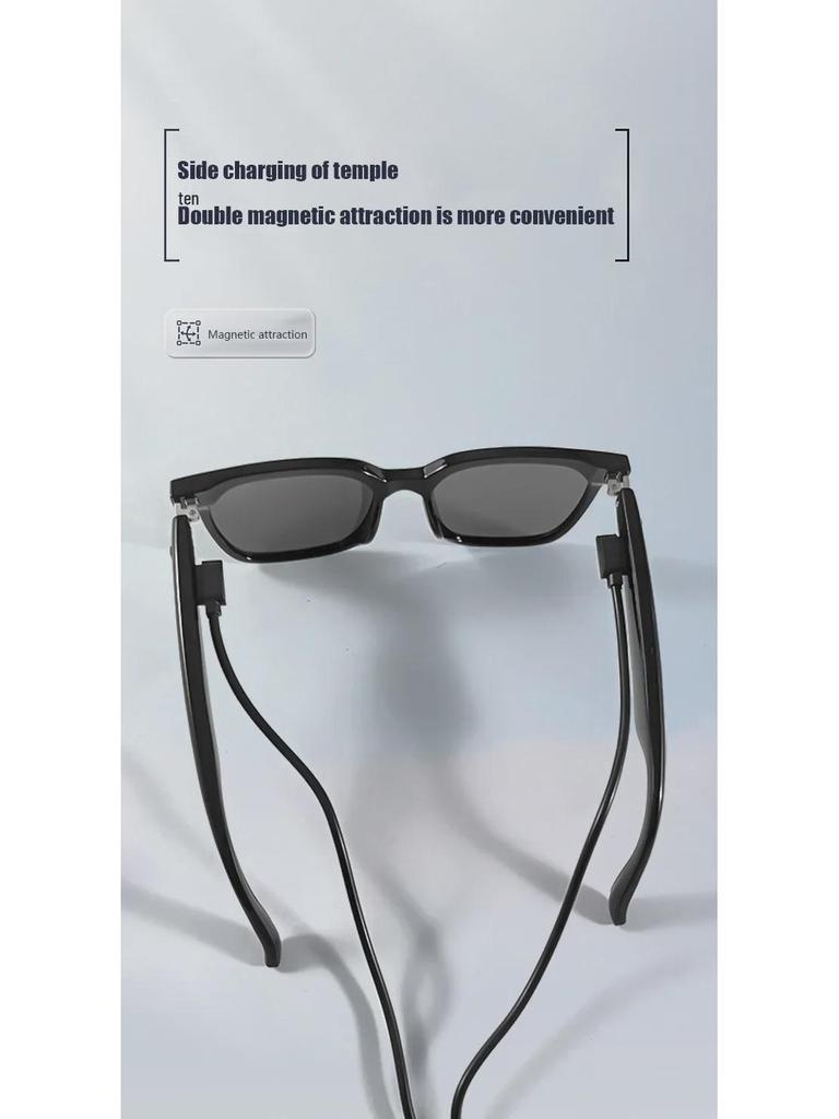 GS01 Bluetooth Smart Glasses: UV-geschützte, polarisierte Brille für Musik, Anrufe, Autofahren & Navigation
