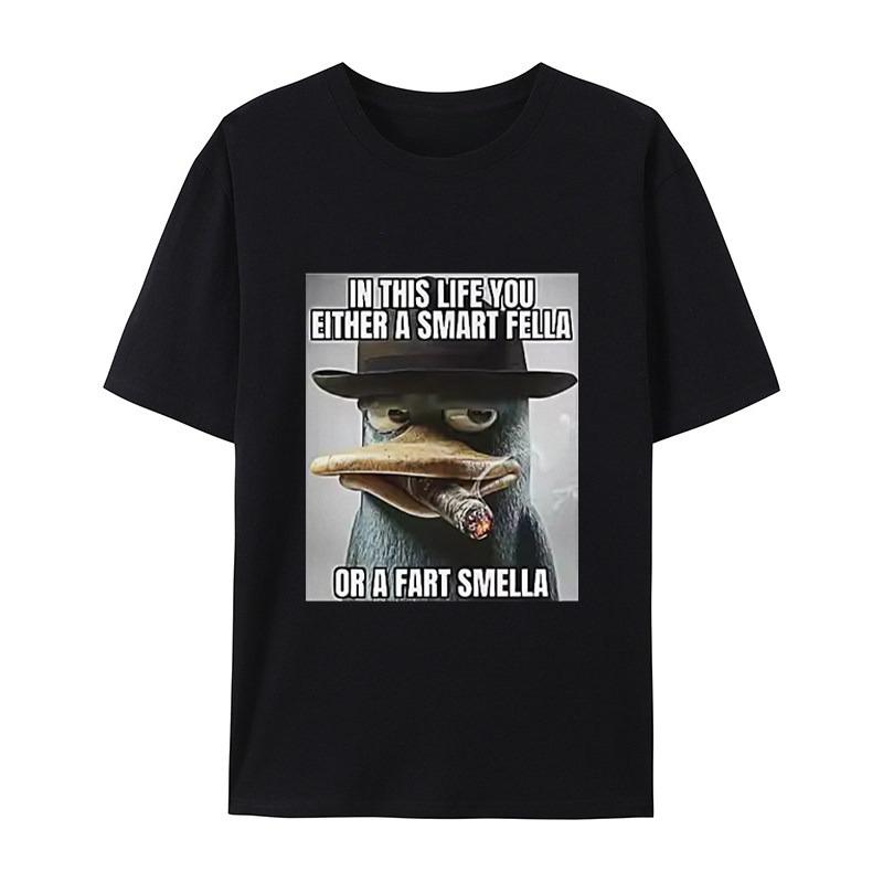 Platypus You Are A Smart or Humorous Guy Casual Tshirt Mens and Womens Luxury Brand Tops M