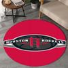 Rockets Basketball Team Round Rug for Livingroom,Bedroom, Palyroom, Chair Rug, Area Rug, Circle Carpet, Large Size Fan Christmas Gift