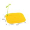 6-inch Cute Sprouts Floor Drains Cover, Bathtub Stopper Cover, Silicone Floor Drains Cover