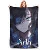 Ado WORLD TOUR 2025 Hibana Blankets  Warm Soft Novelty Plush Throw Blanket For Child Outdoor Flannel Bedspread Bed Cover