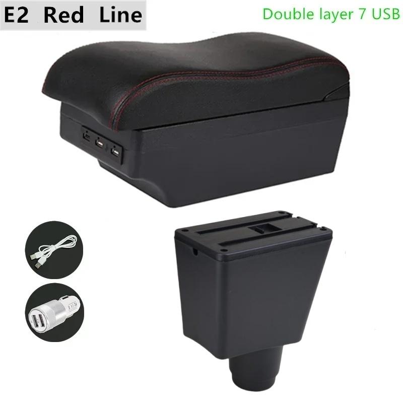 For Renault Logan 2 Armrest Box for Dacia Logan 2 dokker Renault Sandero 2 Car Storage Box supplies interior details USB
