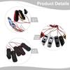 10Pcs/Set 1:87-1:100 H0 In The Illuminated Model Car Train With Wires And Bulbs 45x16x11mm For H0/ TT-Gifts