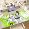 Manga Tgswiiwagaa Cute Mouse Pad Anti Slip Rubber Edge Locked Thickened Laptop Gaming Desk Mat