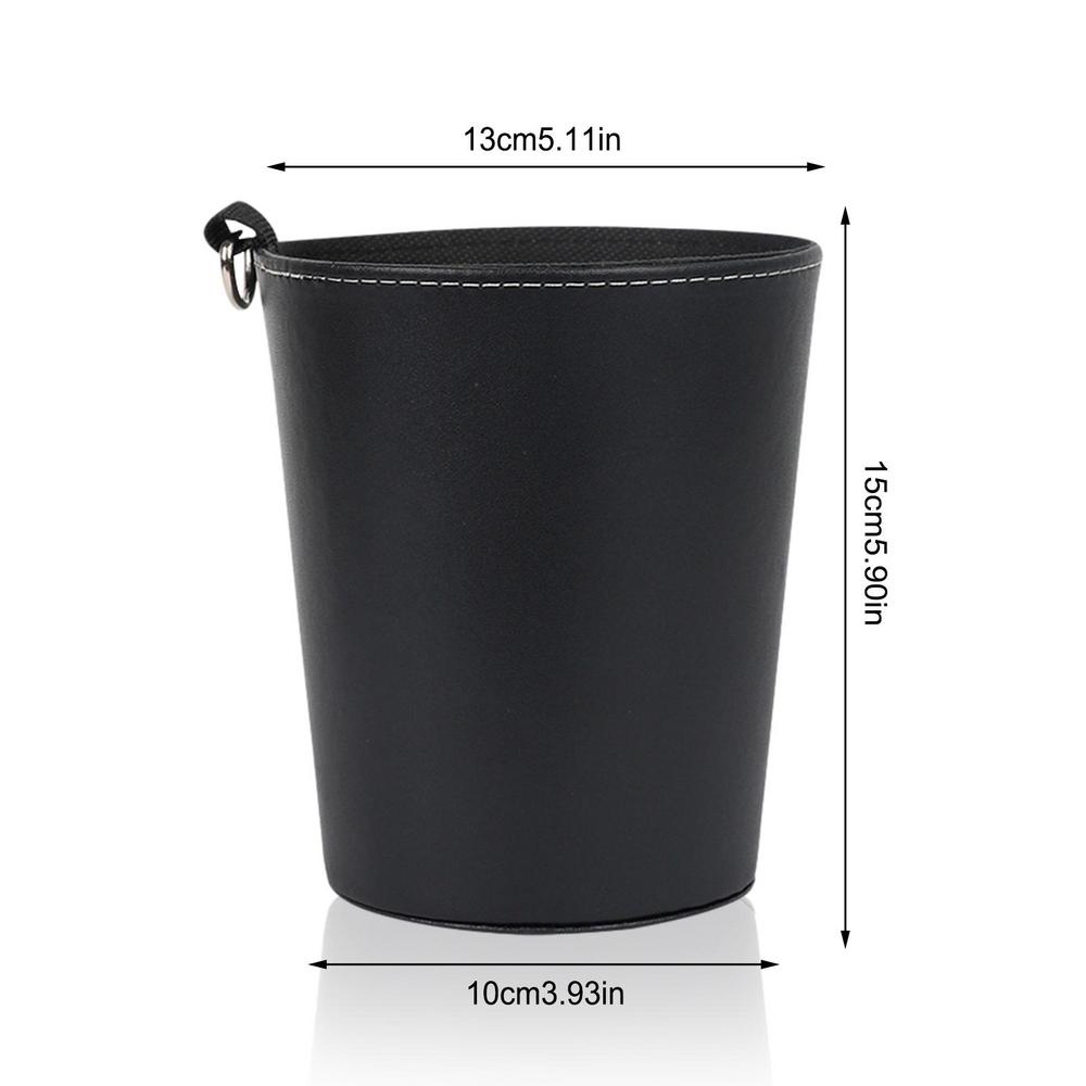 

Автомобильный мусорный бак, вентиляционное отверстие, автомобильный мусорный бак, кожаный держатель для стакана с водой, многоцелевой автомобильный мусорный бак, контейнер для хранения, мусорный бак для автомобиля чёрный