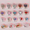 Rhinestone Alloy Peach Heart Nail Art Decorations