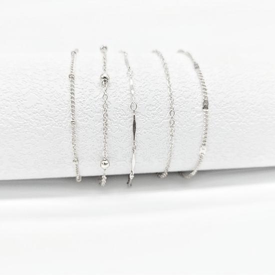 5 Pçs/Conjunto Mulheres Tornozeleiras Empilháveis Camadas Corrente Oca Comprimento Ajustável Estilo Simples Decoração Tornozelo Jóias Festa Praia Corrente Tornozelo Diário