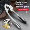 New Garlic Press Easy To Squeeze Clean with Soft Easy Squeeze Ergonomic Handle Zinc Alloy Garlic Mincer Crusher Kitchen Tools