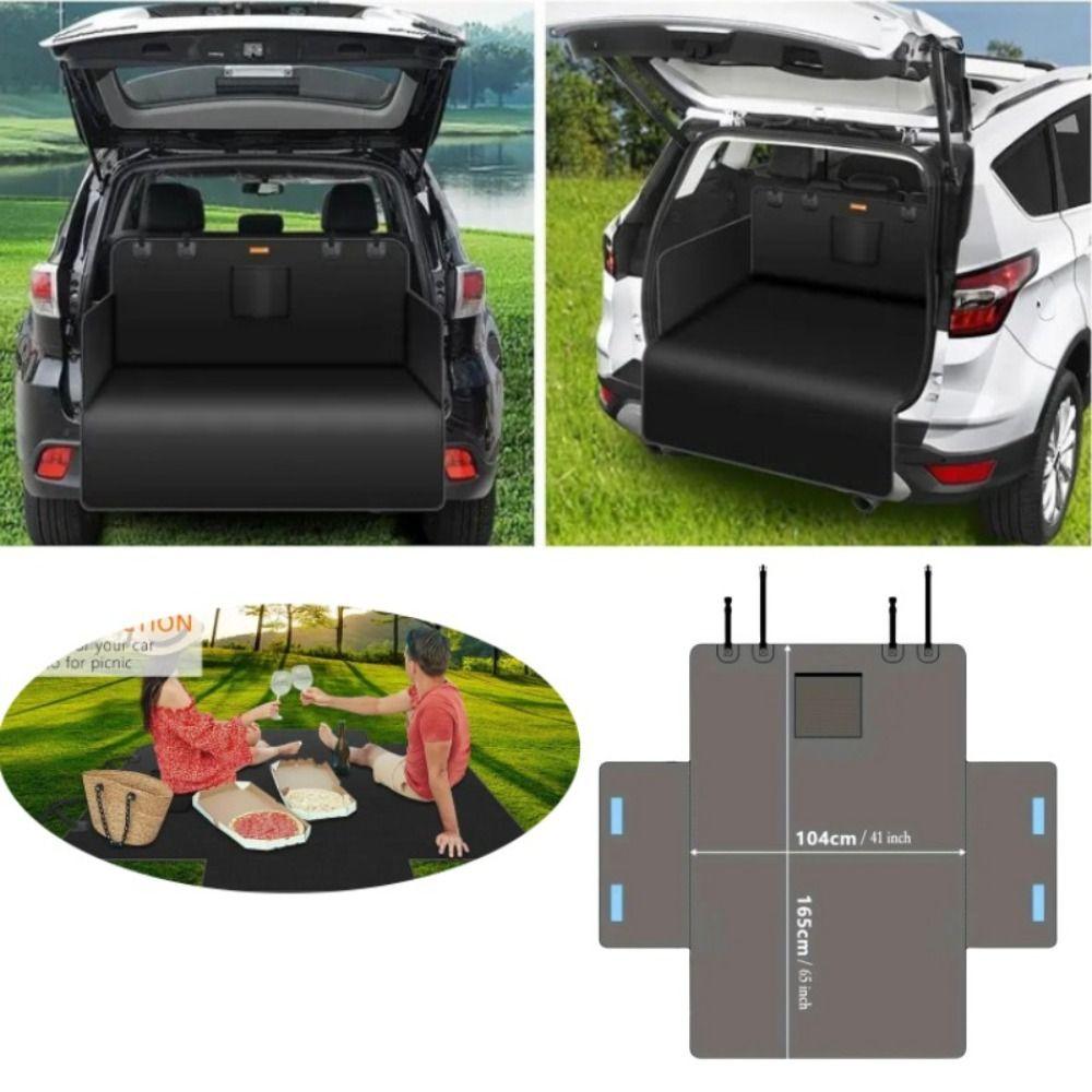 Waterproof Car Trunk Mat Oxford Cloth Travel Mat Pad Dog Car Seat Cover Small Medium Large Dogs