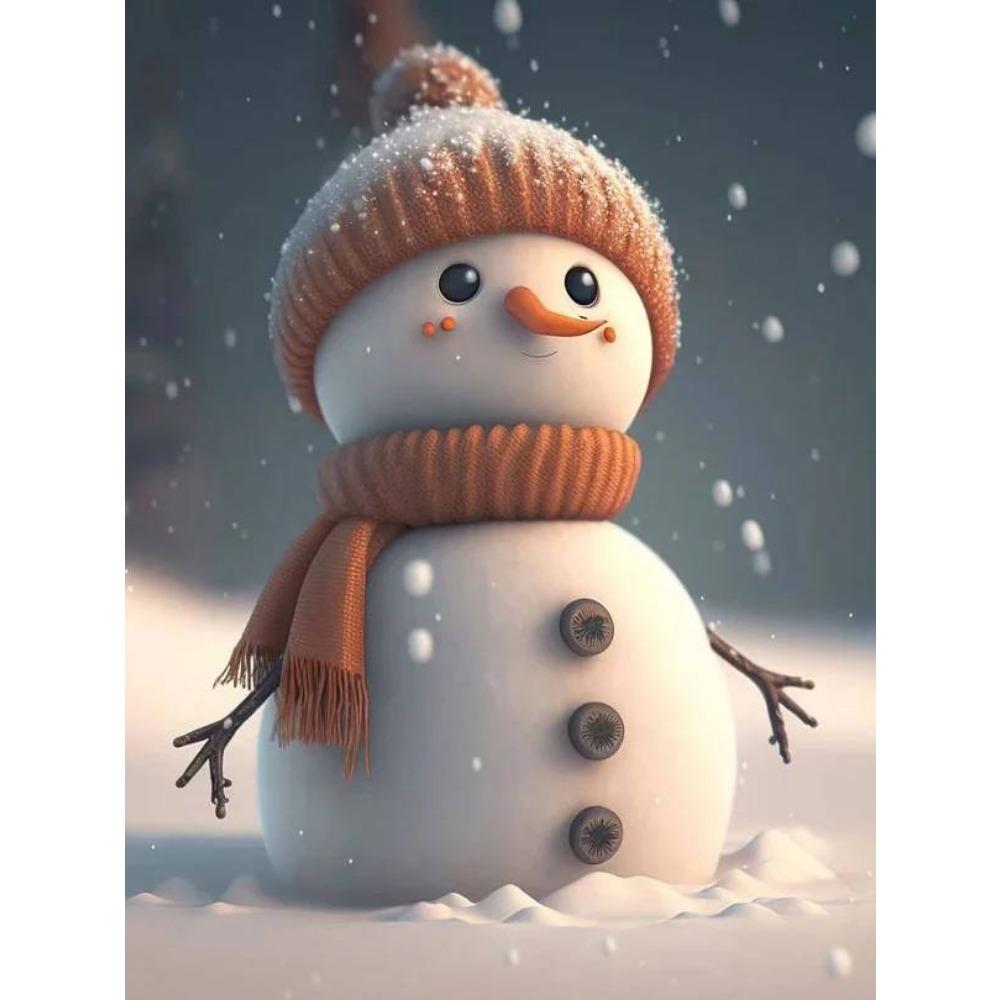 DIY full sirkel diamantmaling korssting 3D kunststil hjemmescene juledekorasjon diamantmaling 5d diamantkunstmaling