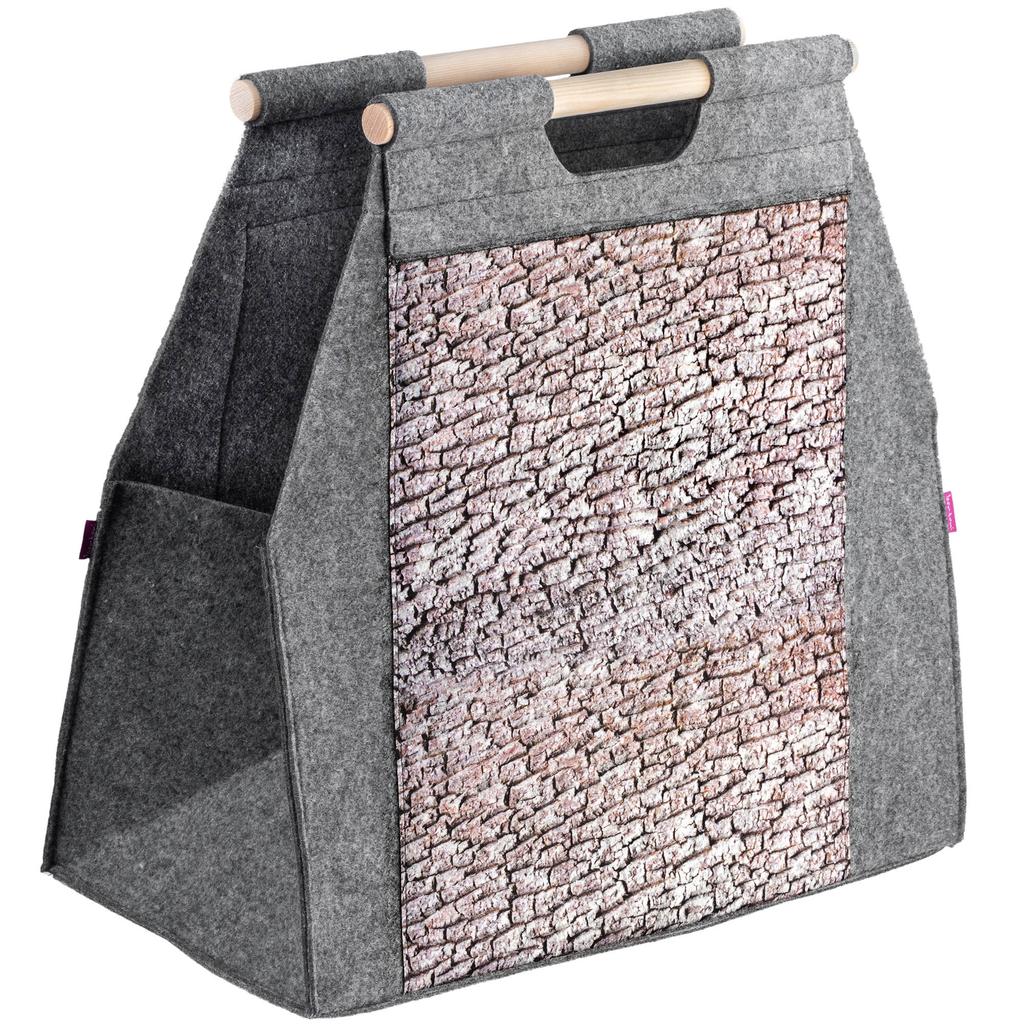 KADAX Torba gospodarcza na drewno kominkowe wzór 