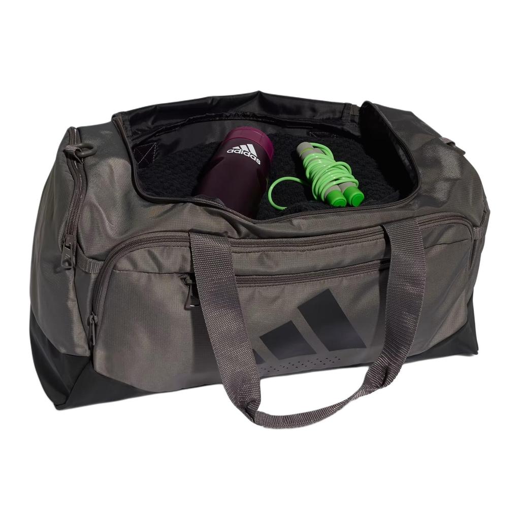 Adidas Polyester Gym Bag Small Unisex Charcoal Gray KC6757