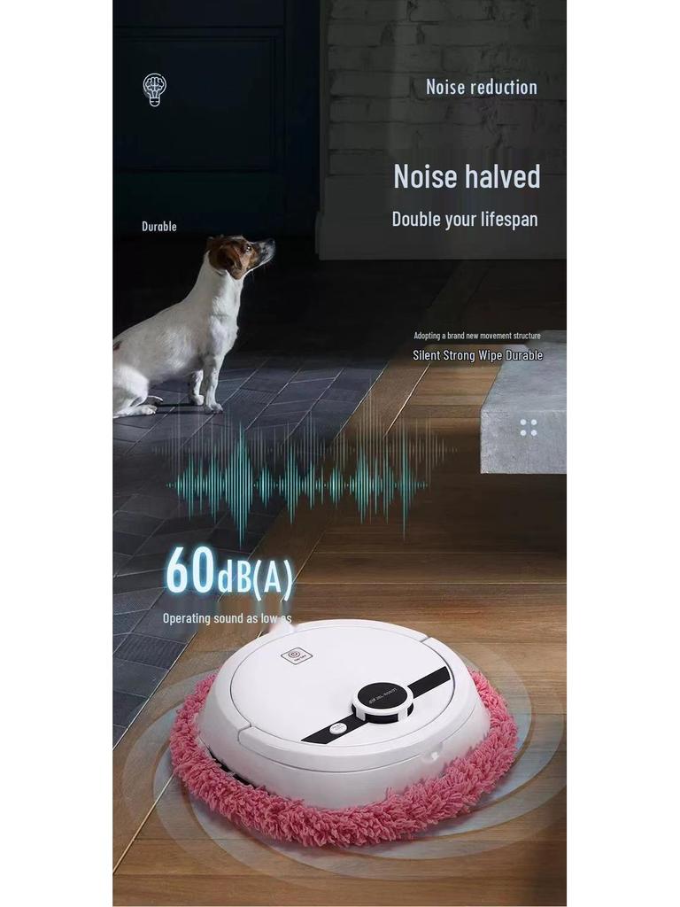 Intelligent Dual-Purpose Mopping Robot: Wet/Dry Cleaning with USB Charging