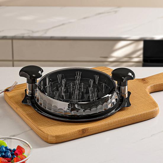 Chicken Shredder Tool Manual Chicken Shredder with Transparent Cover Multi-Purpose Kitchen Tool for Pork Beef Fish Salads Pet Food