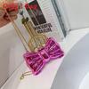 No Brand Mini Acrylic Butterfly Clutch Bag With Chain For Street Fashion Accessory