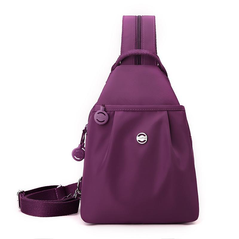 Schoolbag Small Backpack Women's 1011 New Women's Daily Commuting Dual-purpose Crossbody Breast Bag Small Multi-layer Multi-pocket Backpack