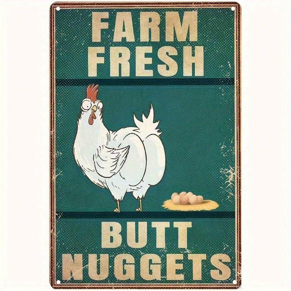 Vintage Metal Tin Sign Wall Art Decor 20x30cm