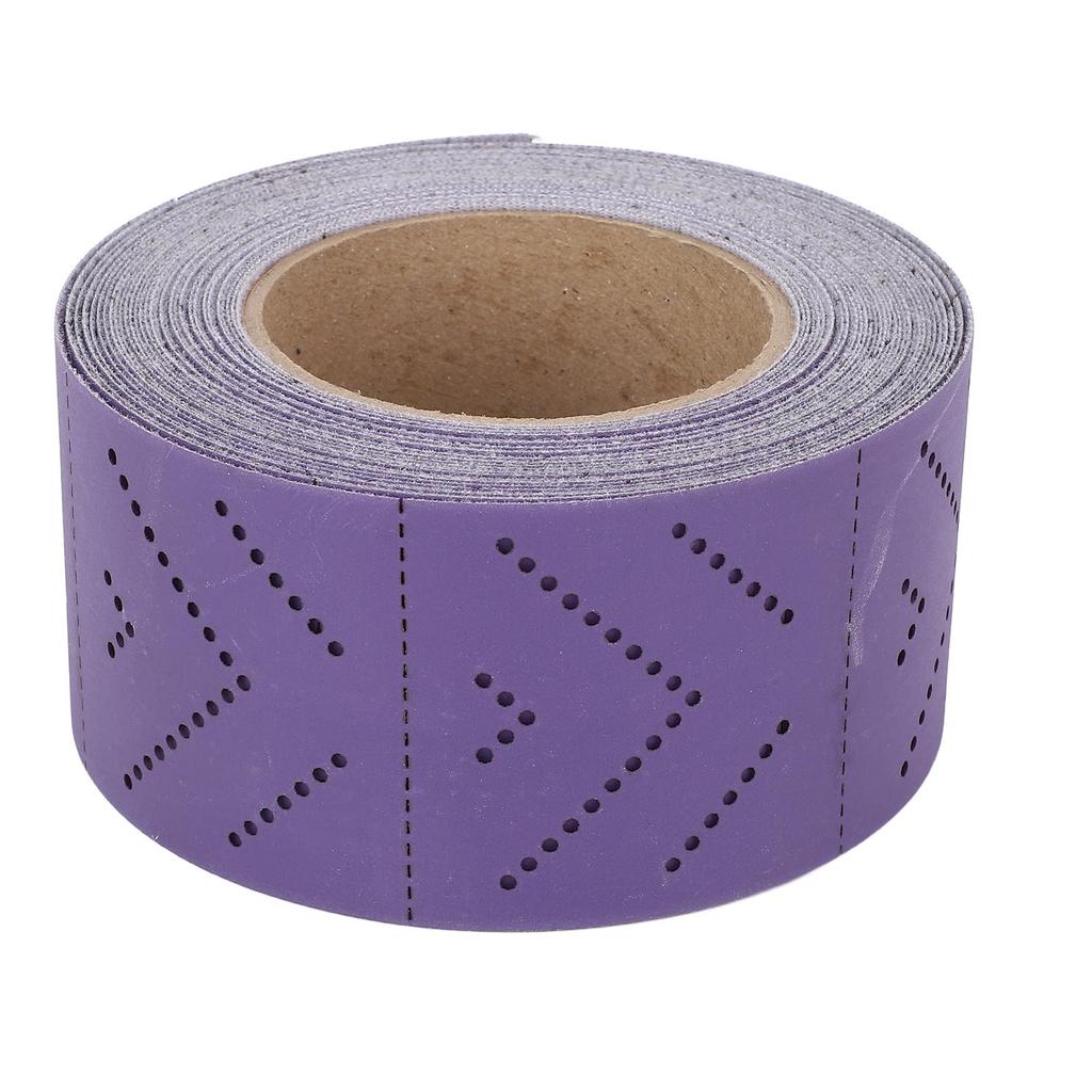 Keramický brusný papír v roli 400 zrnitost Více děr Bezprašné abrazivo 70mmx12m pro opravy karoserií Lak
