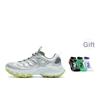 New FILA TRUFFLE Low Top Running Shoes Men's Gray White F12M521112FFB