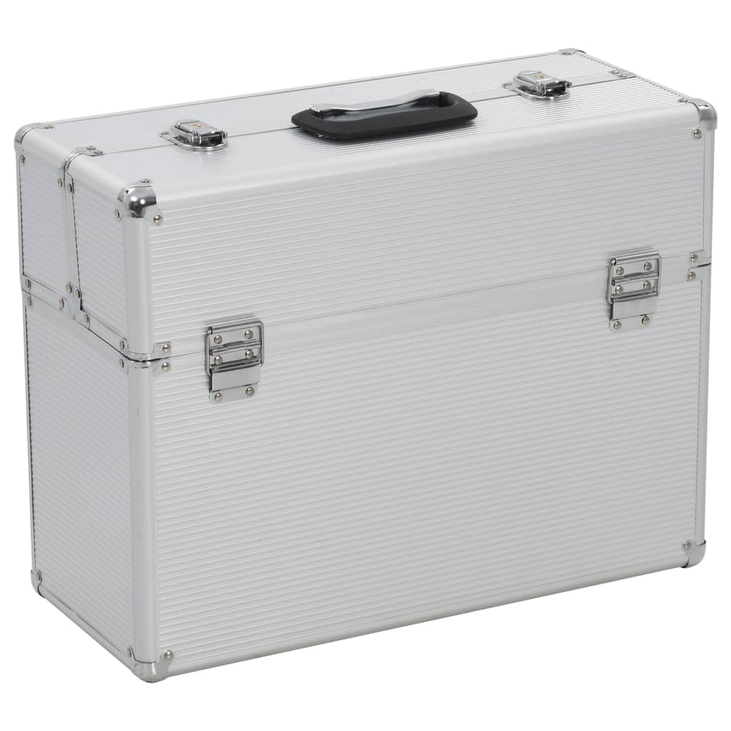 Tool Box 47 x 36 x 20 cm Silver Aluminum