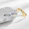 Temu New Fashion Adjustable Heart Pet Ring for Women - Niche Design Index Finger Ring