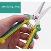 Straight Head Stainless Steel Sharp Slim Blade Labor-Saving Pruning Shears TPR Handle Household Garden Scissors Bonsai Plants