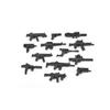 Building Blocks Weapons Accessory Soldier Digital Gift Ninja Sword Mortar Cannon Missile Launcher RPG Toys Mini Brick X006