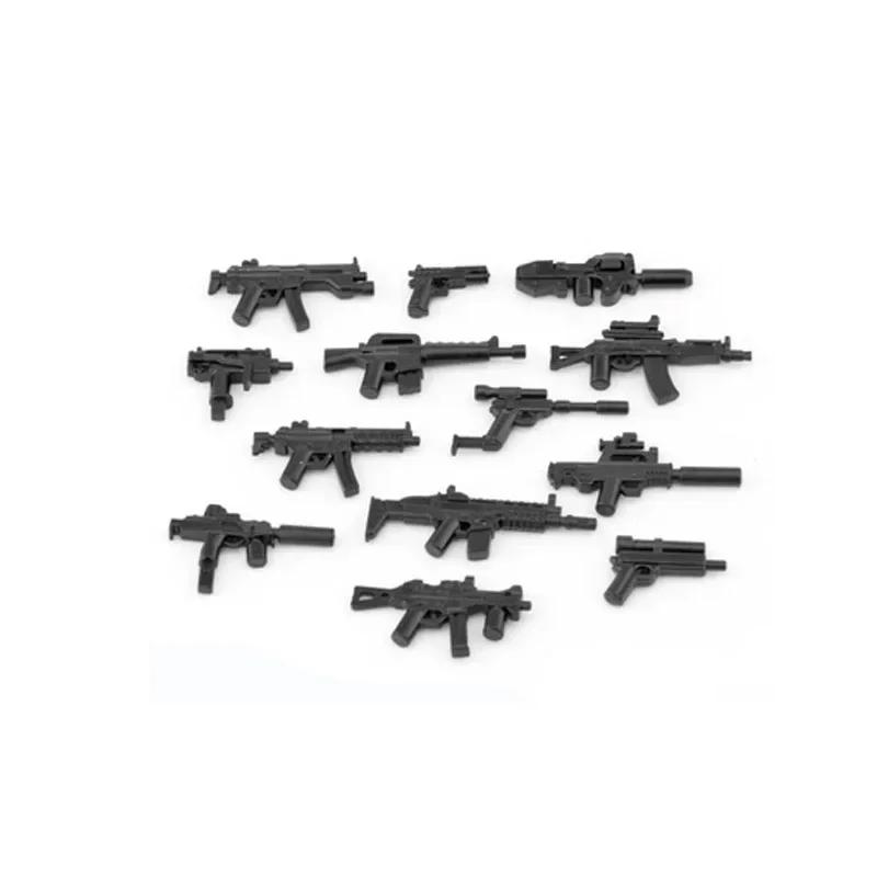 Building Blocks Weapons Accessory Soldier Digital Gift Ninja Sword Mortar Cannon Missile Launcher RPG Toys Mini Brick X006