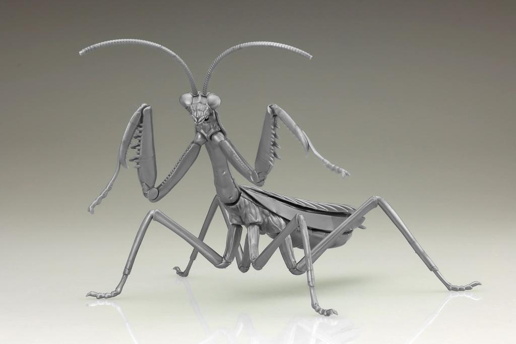 Free Research Series Kreaturen Riesen Gottesanbeterin Plastikmodell Nr.23 EX-4 (Metallic Silber)