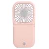 Hanging Neck Fan Mini Portable Folding 3 Speed Adjustable USB Charging Low Noise Fan for Home Office OutdoorPink