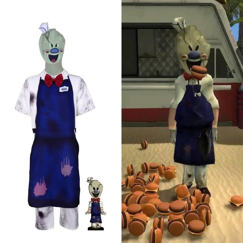 Bâtonnet de Glace d'Halloween Déguisement Cosplay Pour Jeunes Unisexe Tenue de Spectacle sur Scène