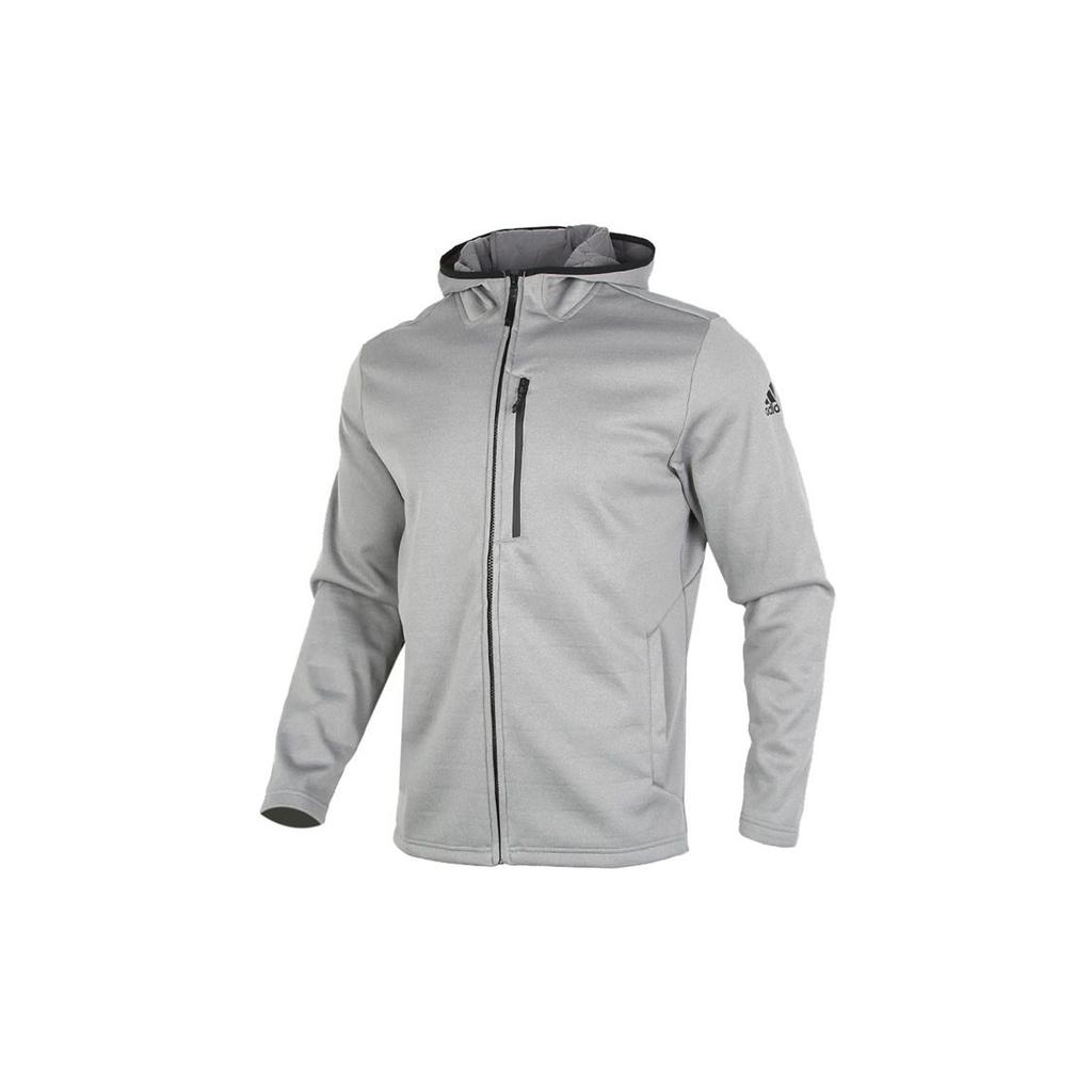 Adidas Jackets Men's Medium Heather Gray Hooded Moderate Other GV3516