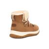 UGG Sheepskin Round Toe Lace-Up Short Boots Women Boots Brown 1143836-CHE