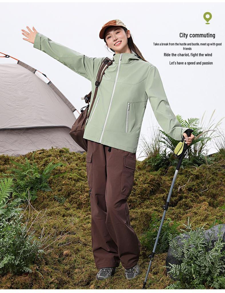 Trendy Unisex Hooded Windbreaker Jacket for Spring & Autumn