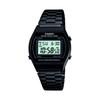 Montre Numérique Classique B640WB-1AEF Bracelet en Acier Inoxydable Noir