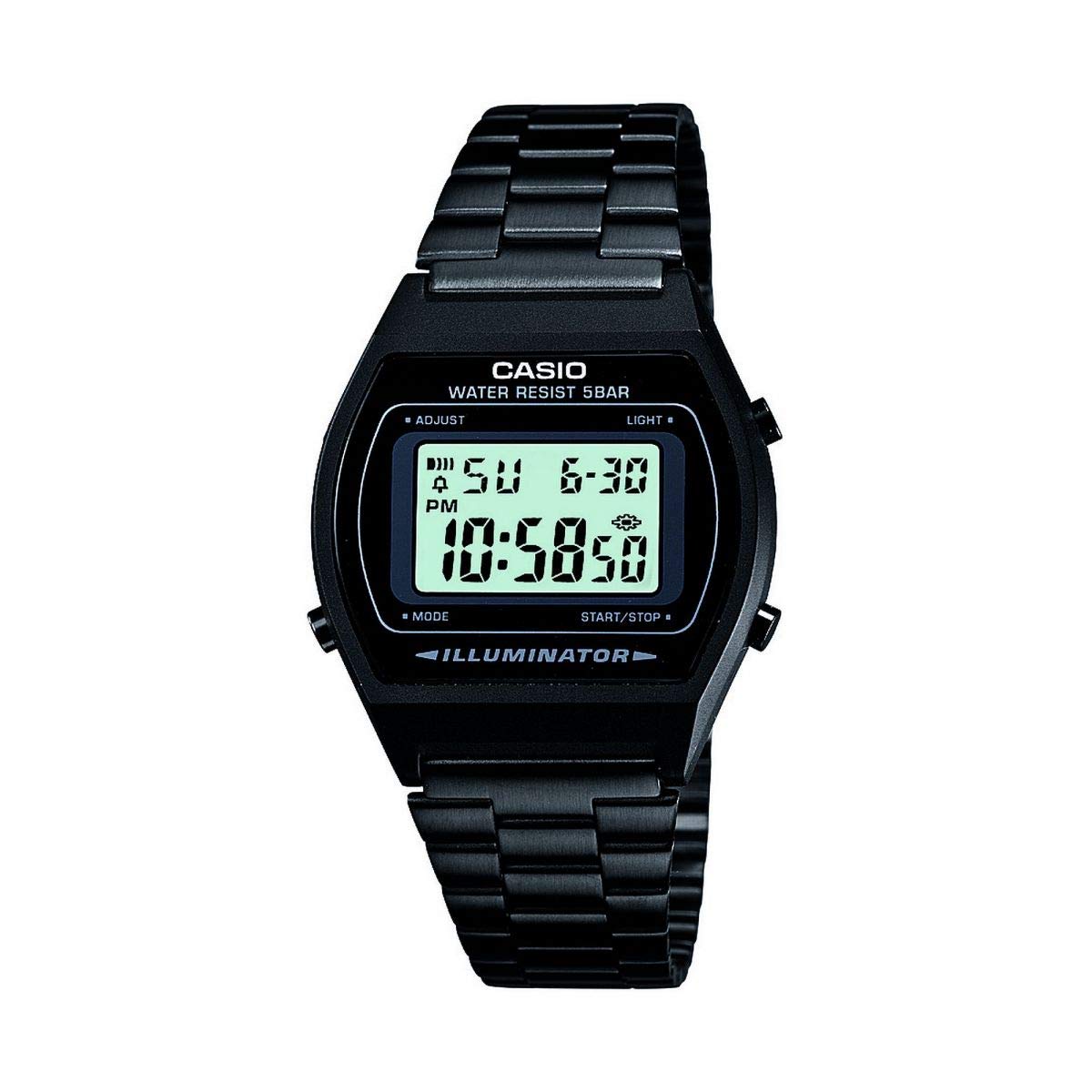 Casio Classic Digital Watch B640WB-1AEF Stainless Steel Band Black