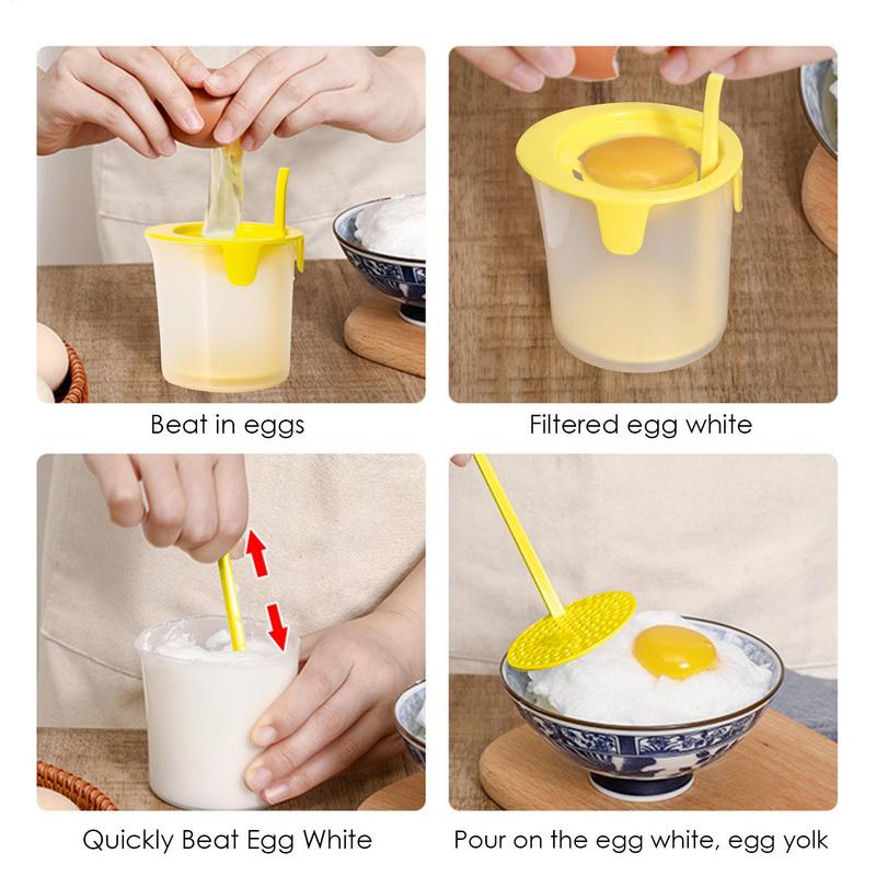 

Egg Yolk Separator No Drips And No Messy Egg Extractor Manual Multifunctional Baking Gadgets Professional Baker Tool Kitchen China Mainland