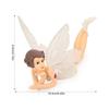 3Pcs DIY Fairy Garden Decor White Miniature Statue Cake Topper Ornament for Home Party Wedding Decoration