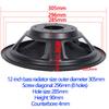 1PC 15 Inch/12 Inch Audio Speakers Passive Radiator Diaphragm Bass Subwoofer Speaker DIY Repair Parts Accessories