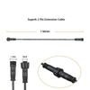 Extension Cable Wire for Deck Light, 5pcs 39.4 Inch 2pin IP67 Extension Cable Wire with Male and Female Connectors for Pendant Lights