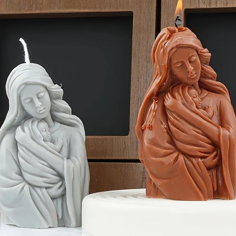 3D silikonová forma - DIY sochařské řemeslné potřeby pro výrobu pryskyřice a svíček