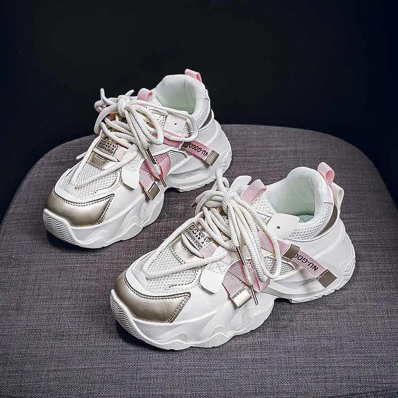 Fashion Height Increasing Thick Heel Woman Summer Long Boots Boots Sneakers Adult Basketball Shoes Sports Real Releases Sneekers