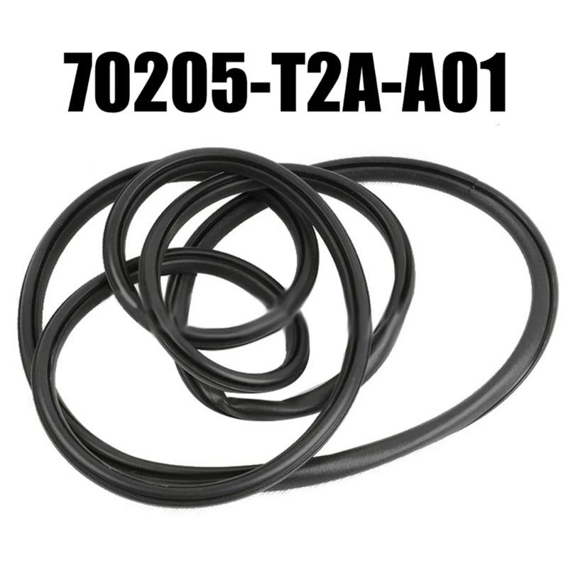 Sunroof Glass Weatherstrip 70205-T2A-A01 70205T2AA01 Rubber Seal Replacement Accessories Glass Sealing Strips